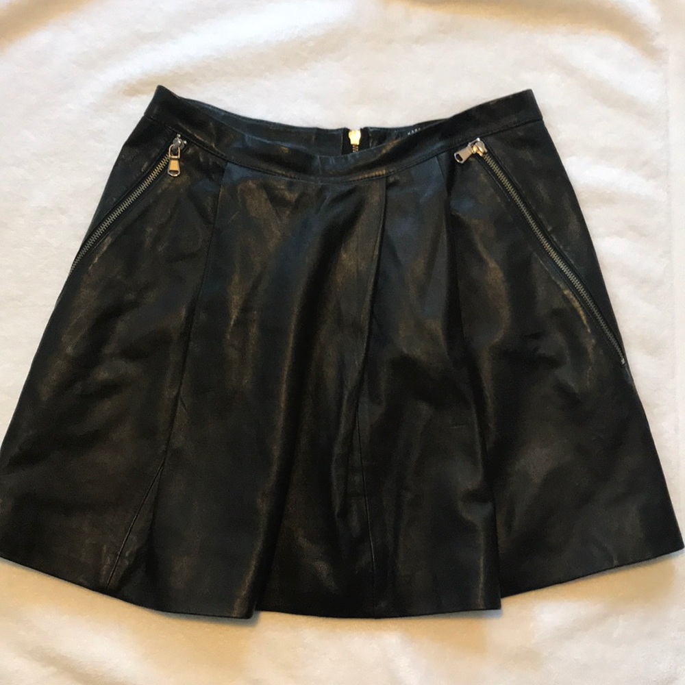 Marc by Marc Jacobs Leather Mini Skirt